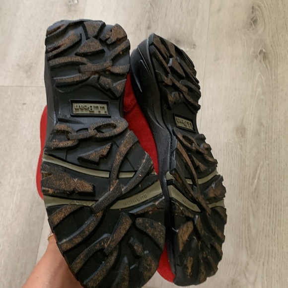 LL‎ Bean thinsulate red suede leather boots size 8 1/2 M winter women’s outdoor - Picture 10 of 10